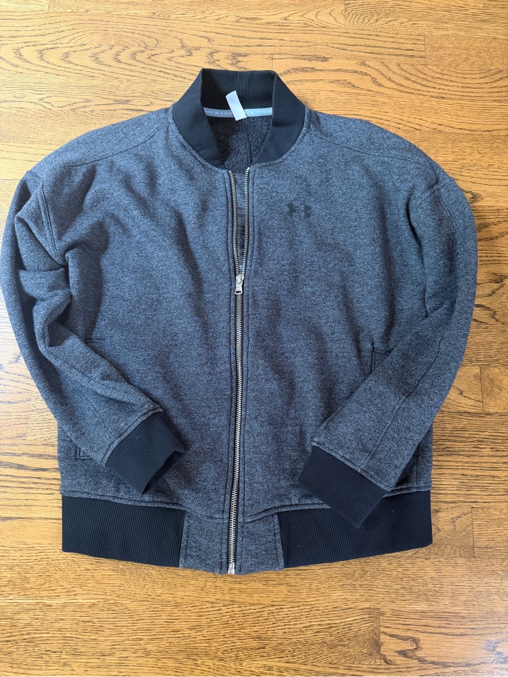Women’s Underarmour Threadborne Fleece Bomber Jacket Size S